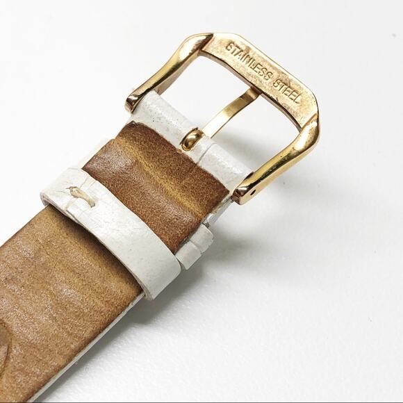 Fossil Rose Gold & White Watch ES-2047